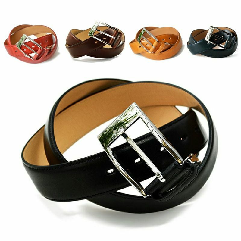 姫路レザー 本革 ビジネスベルト 35mm幅 名入れ可 Tps-001 | TAVARAT