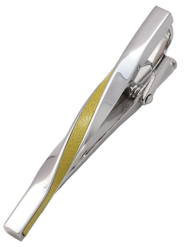 ネクタイピン ツイスト 本革はめ込み 名入れ可 Tps-078 | TAVARAT公式