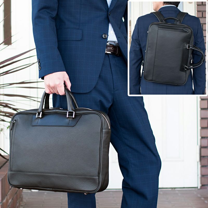 ビジネスバッグ 本革 日本製 ブリーフケース リュック 2way CF-101