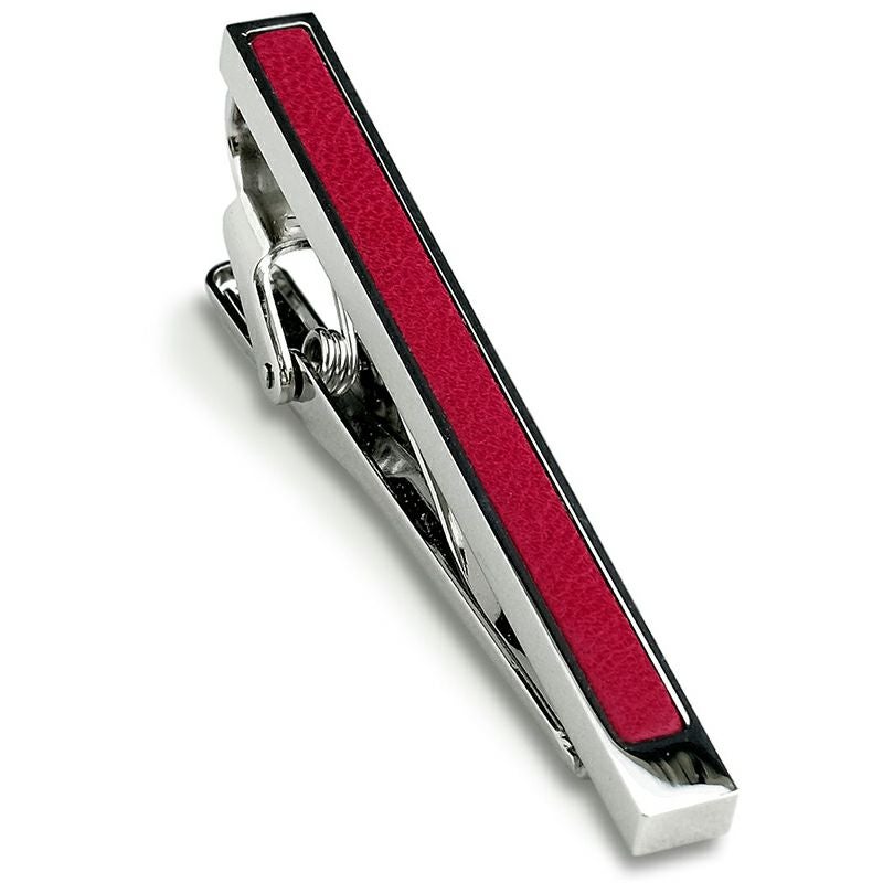 水引ラッピング】 ネクタイピン 本革はめ込み 名入れ可Tps-003R