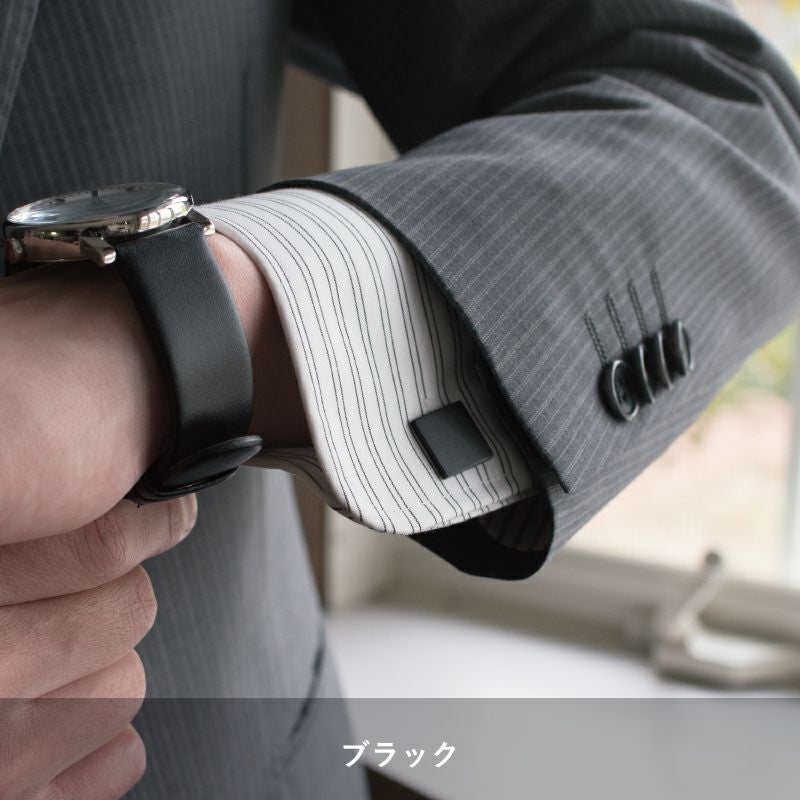 カラードカフス　ブラック