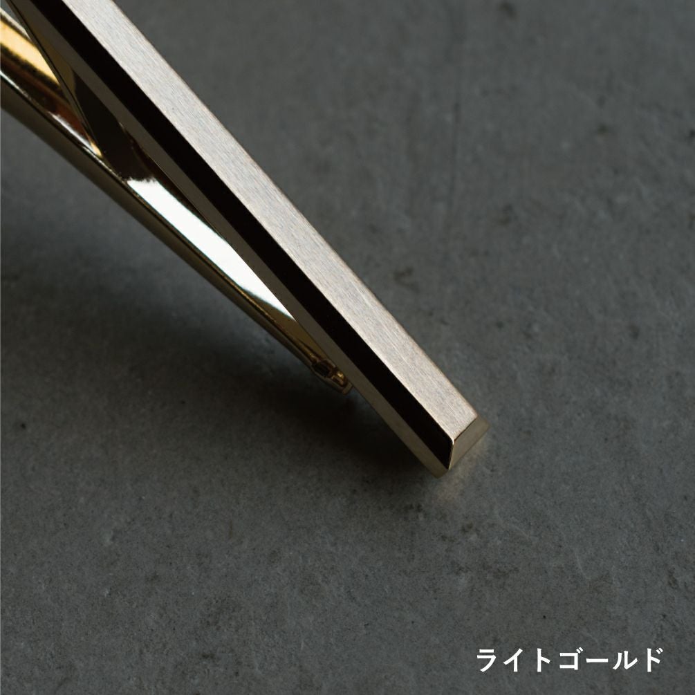 4面カットピン ネクタイピン 3本セット 真鍮製 シンプル Tps-163-3set