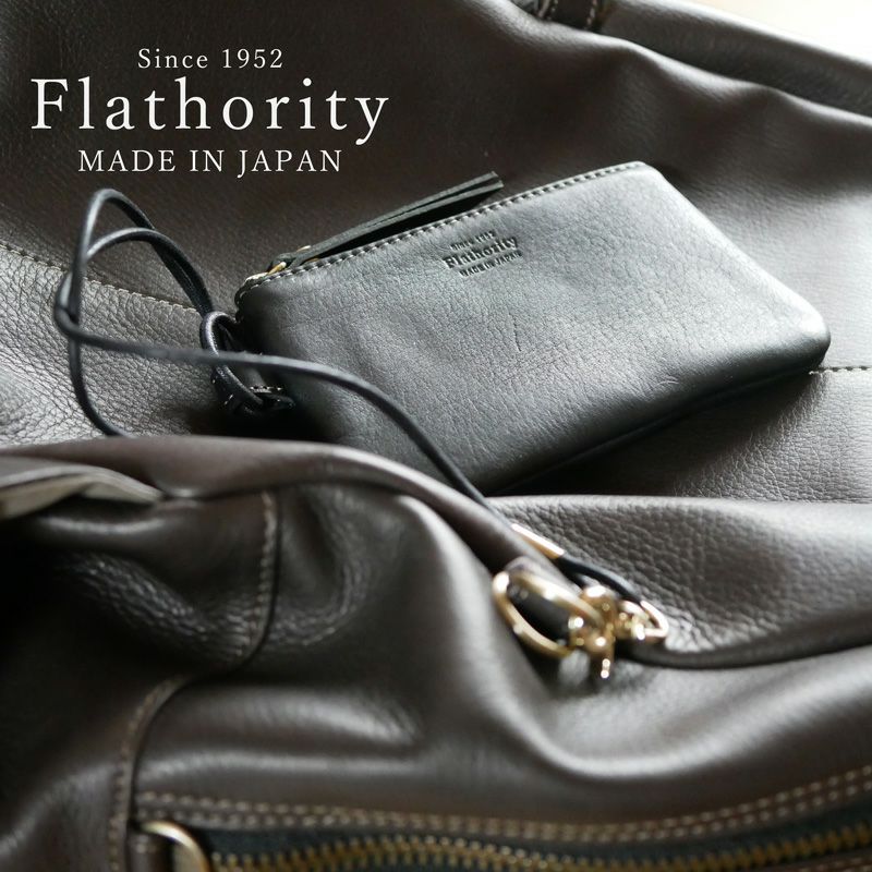 ポーチ ストラップ付 本革 日本製 Flathority FF216 | TAVARAT公式