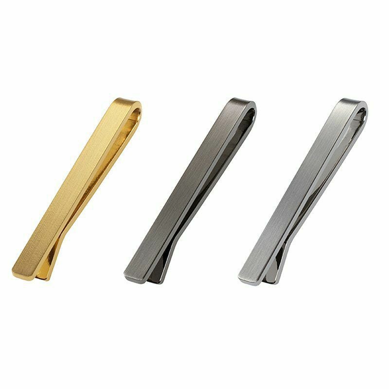 まとめ買い 50～99個】 凛 ネクタイピン クリップ式 シンプル 名入れ可