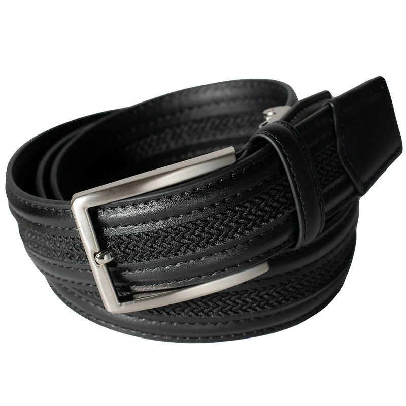 中*郎様 TFW49 ブラック メッシュベルト TFW49 - STRETCH MESH BELT／ストレッチメッシュ ベルト(ブラック