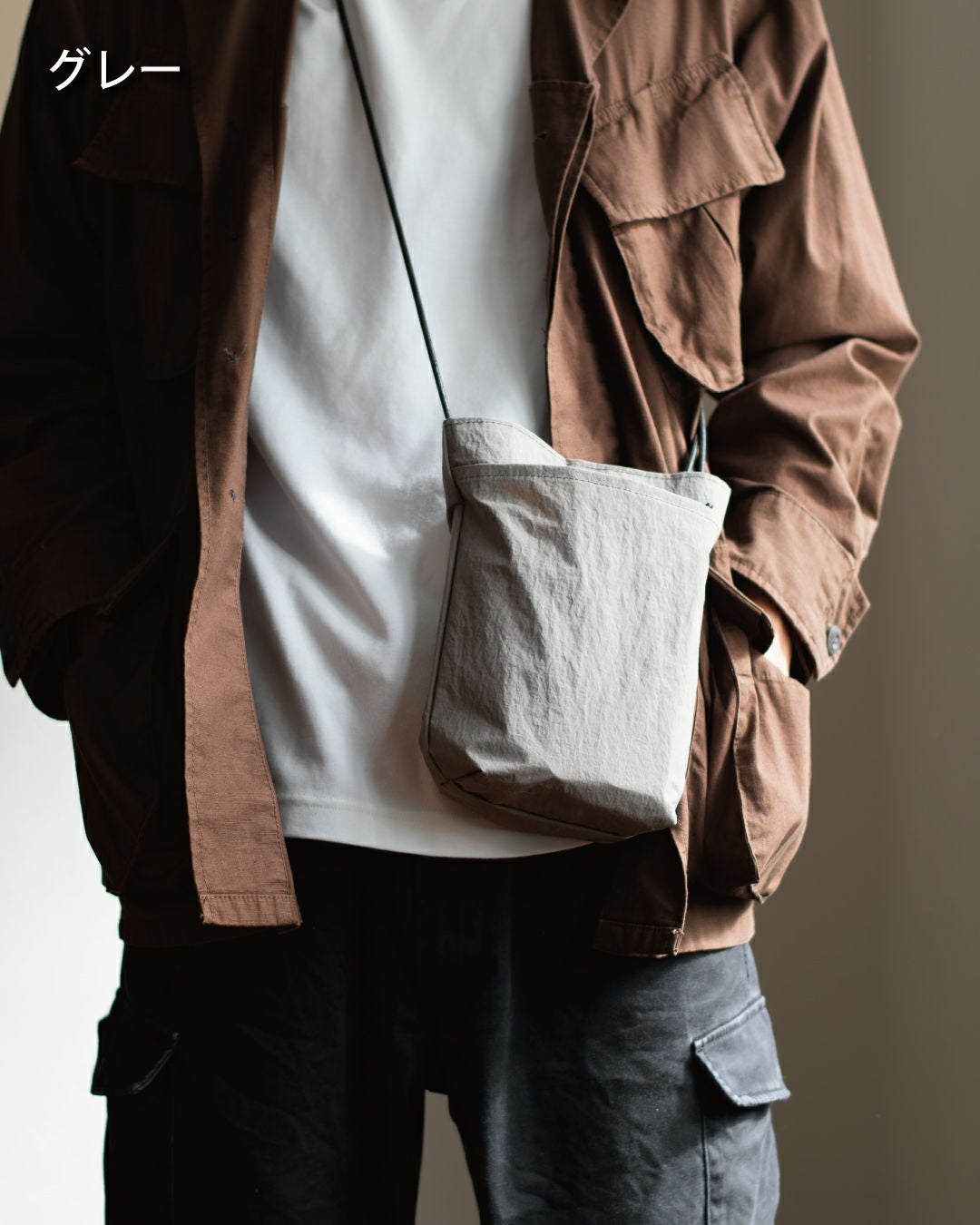 Pocket bag ショルダーバッグ スマホポーチ サコッシュ Tps-181