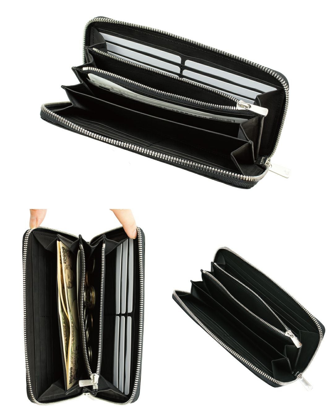 ラウンド長財布 財布 カーフレザー 本革 松岡皮革 mt18000 | TAVARAT