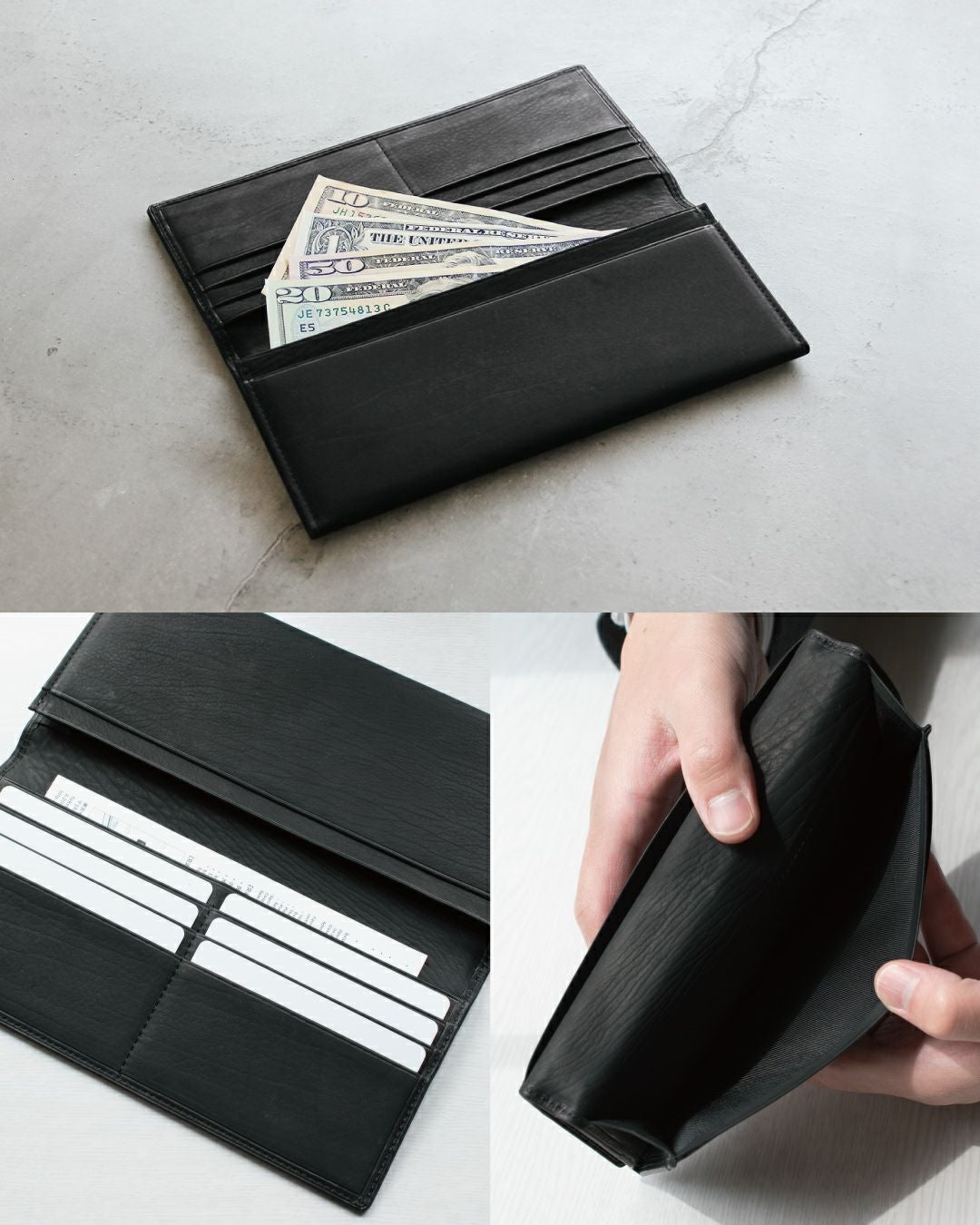 長札入れ カーフレザー 財布 本革 松岡皮革 mt18002 | TAVARAT公式