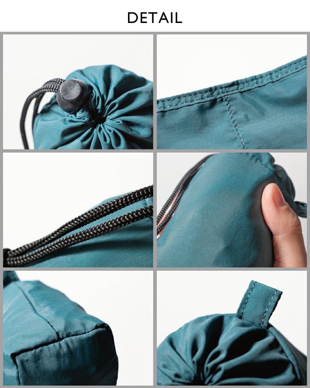 質感が分かるディテール画像 拡大画像 紐 縫製 縫目 仕上げ