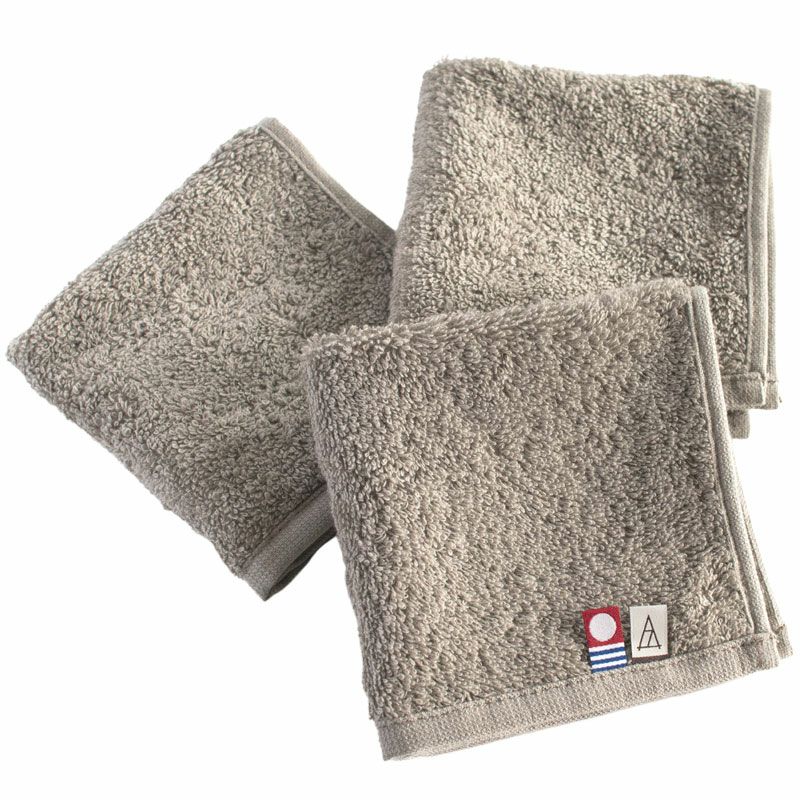 今治タオル ちょうどいいタオルハンカチの3枚セット（トープ）