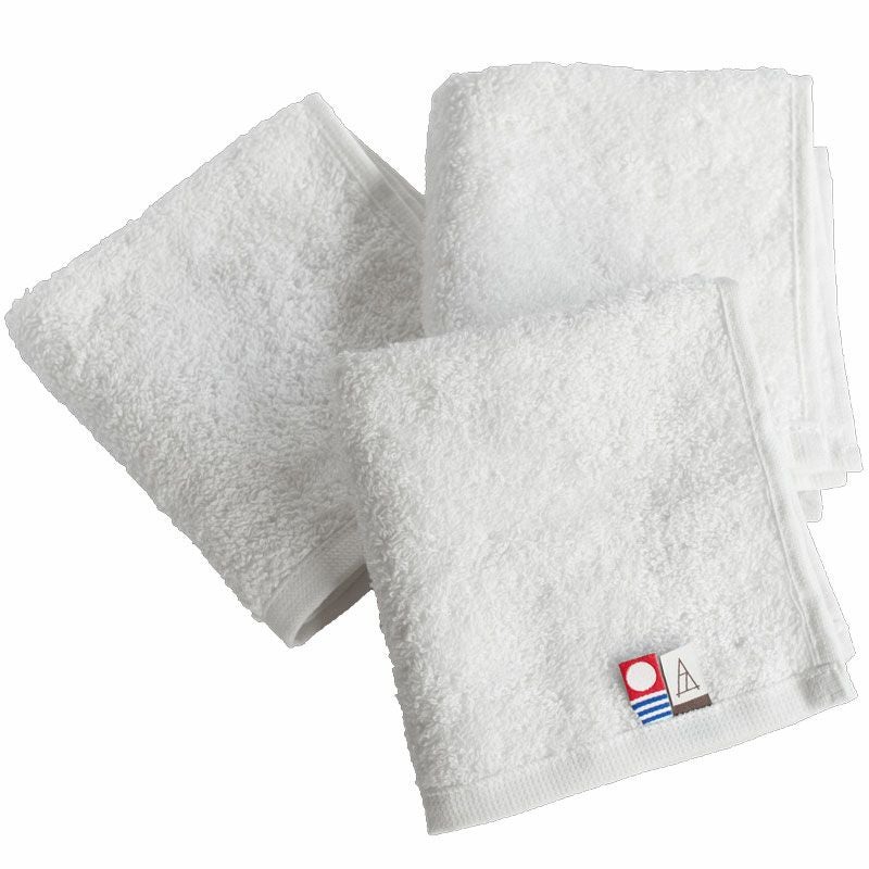 今治タオル ちょうどいいタオルハンカチの3枚セット（ホワイト）