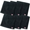 今治タオル ちょうどいいタオルハンカチの6枚セット（ブラック）