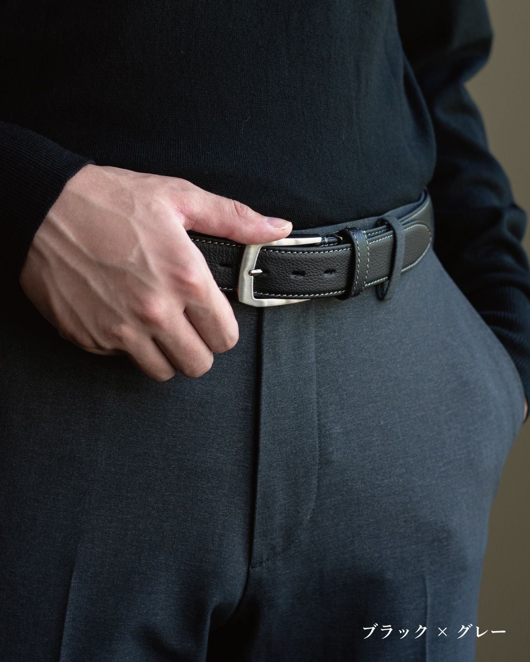 Moto Leather Belt ベルト 牛本革 日本製 30mm幅 Tps-186 | TAVARAT