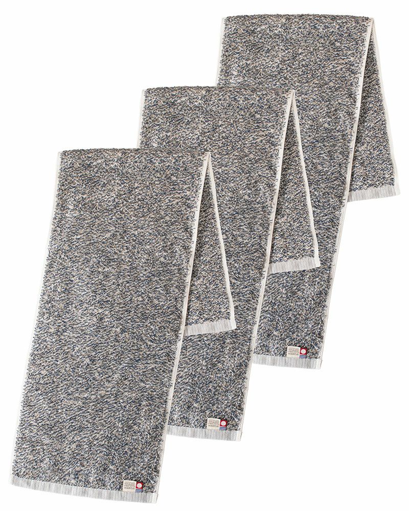 ecomix ショートマフラータオル 3枚セット スポーツタオル 今治タオル