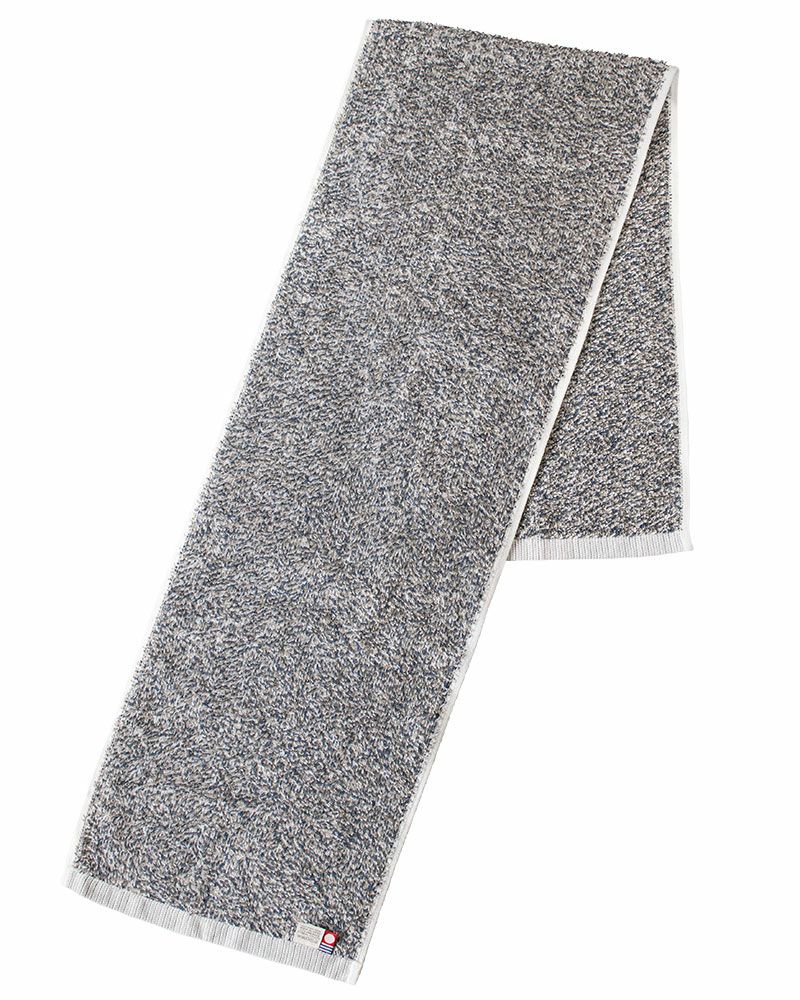 ネイビーのマフラータオル写真