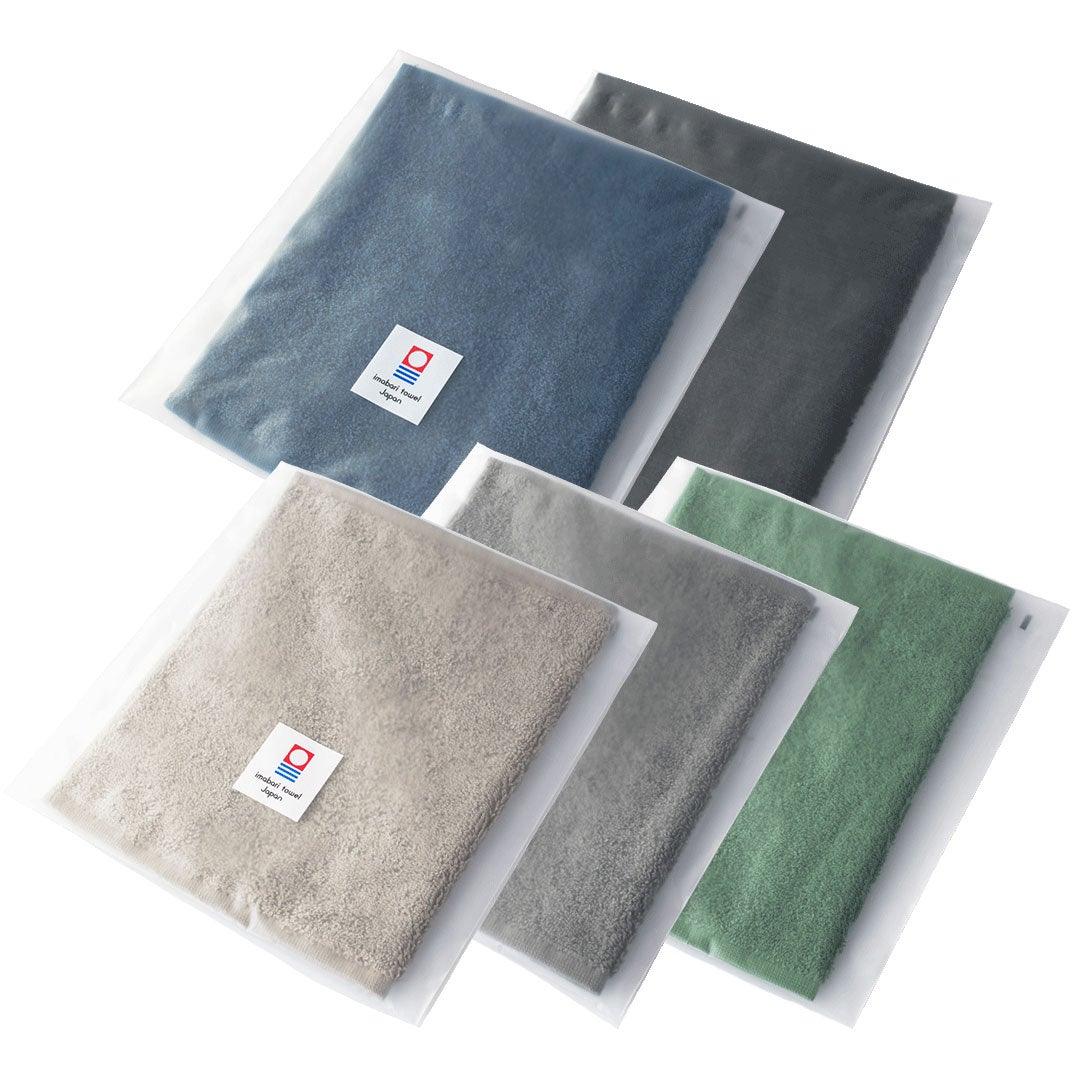 ちょうどいいタオルハンカチ　５色アソート