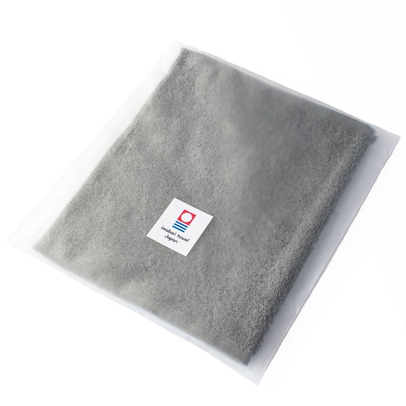 ちょうどいいタオルハンカチ　グレー