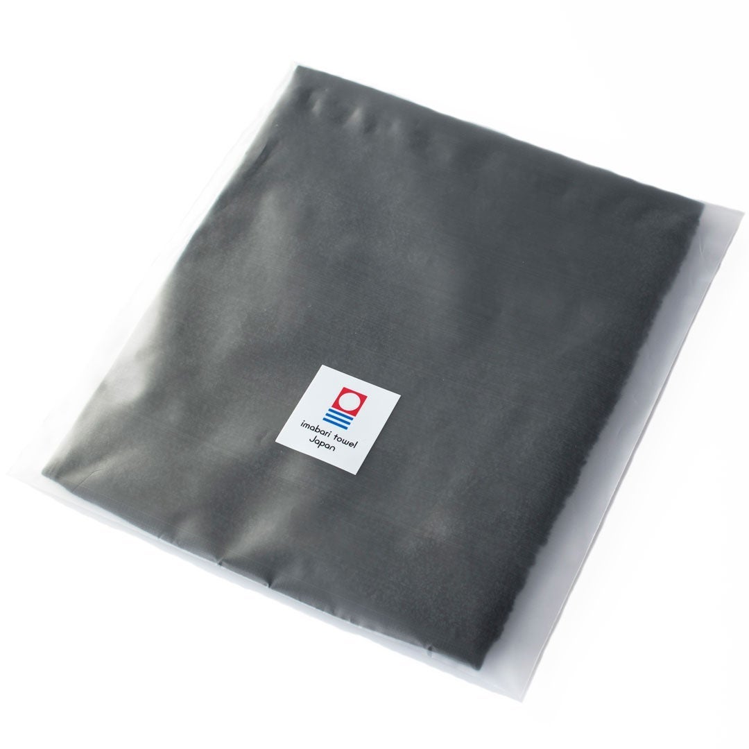 ちょうどいいタオルハンカチ　ブラック