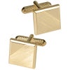 ライトゴールド：エッジラインカフス（スクエア）のペアカット
